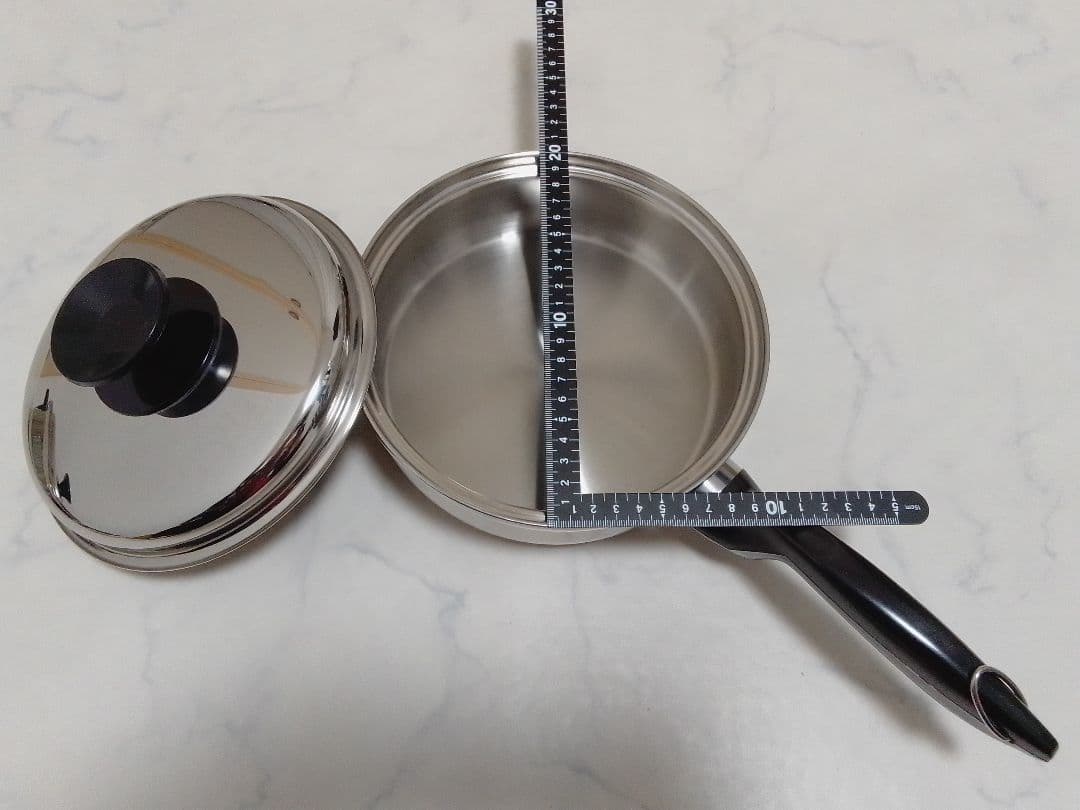 ☆未使用☆ パーマネント 鍋 フライパン セット ソースパン 片手鍋 蒸し器