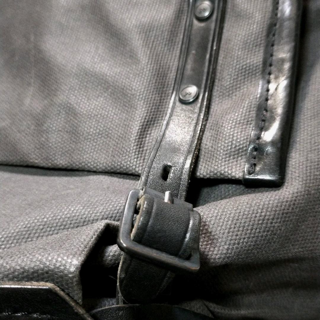 property of レザー　キャンバス　ショルダーバッグ　鞄　ポスタルコ