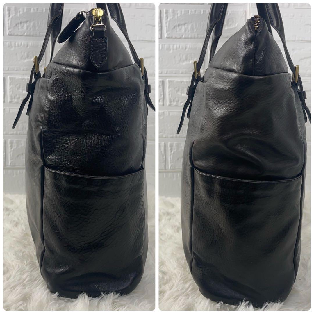 希少近年モデル　美品　フェリージ　トートバッグ　A4 オールレザー　ベルト調節可