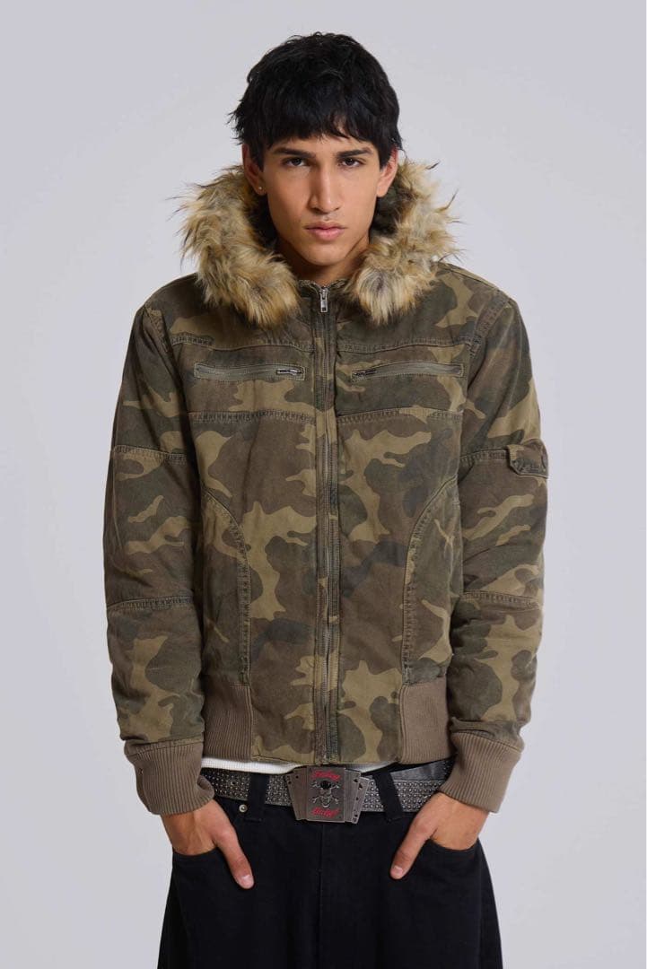 ジャケット・アウター jaded london Camo Marshal Jacket