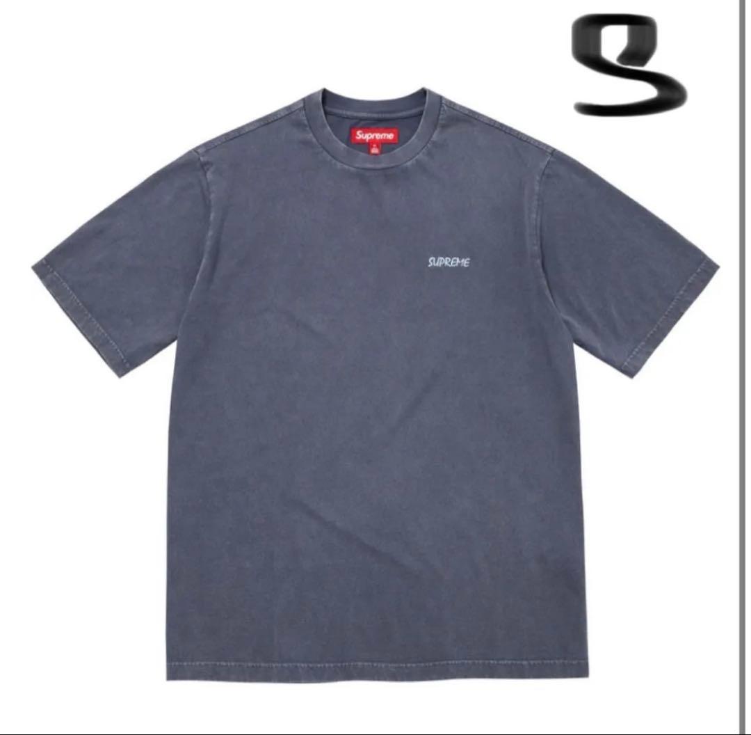 Supreme Washed S/S Top Tシャツ　Navy