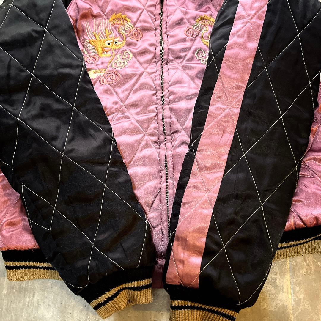 テーラー東洋 別珍 スカジャン 鷹×虎 USMC 龍 スーベニアジャケット M