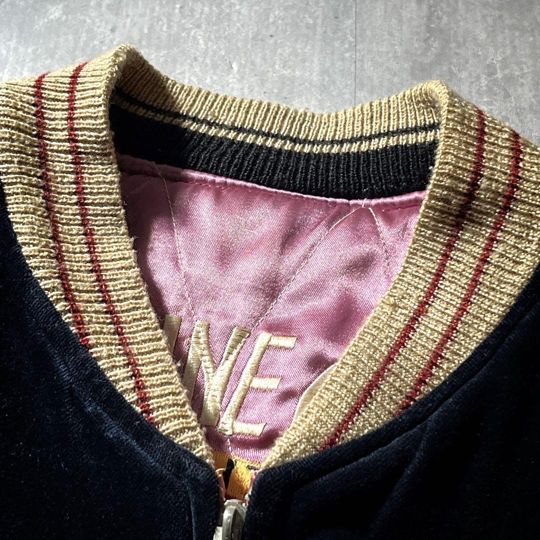 テーラー東洋 別珍 スカジャン 鷹×虎 USMC 龍 スーベニアジャケット M