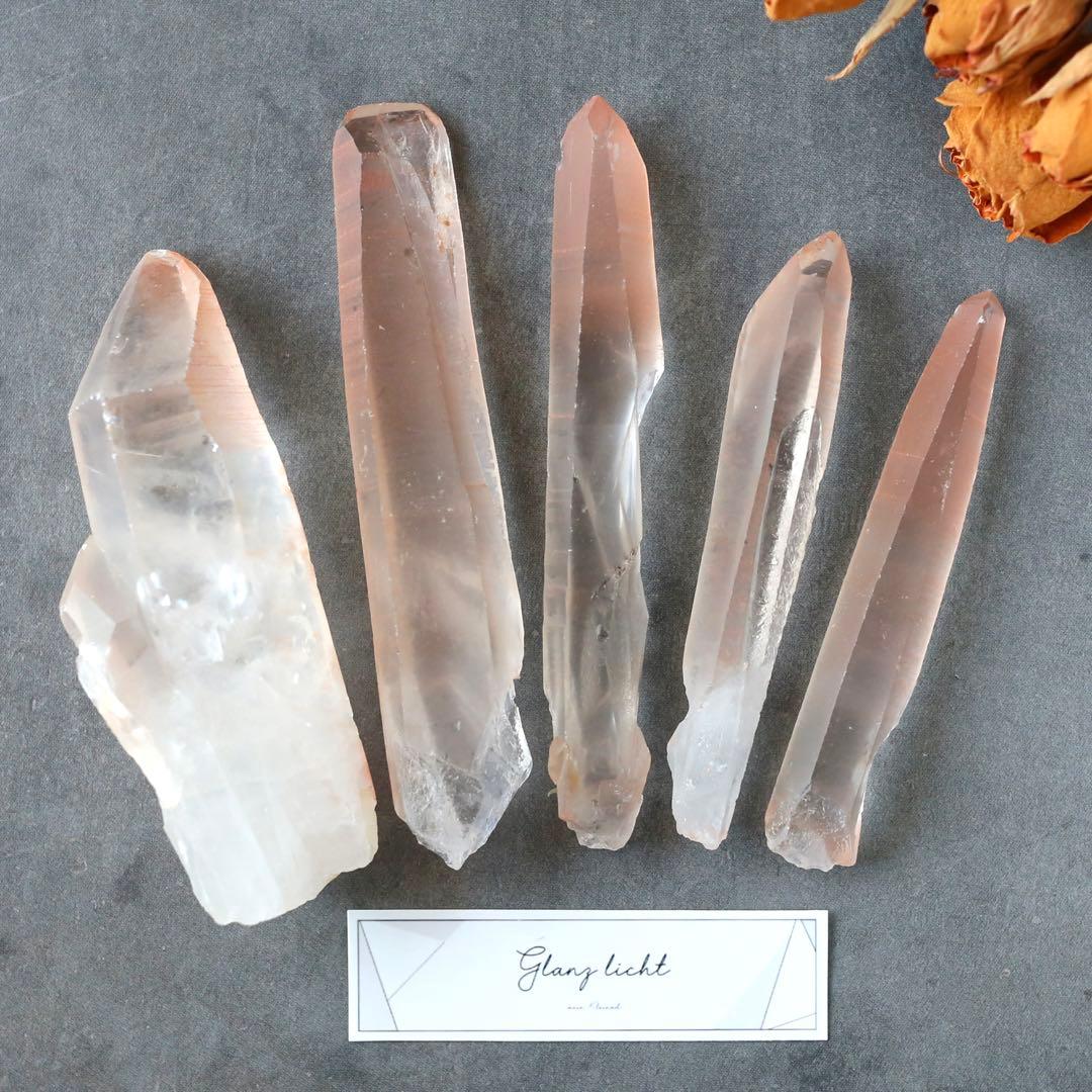 希少！タビー型 ピンクレムリアンシード クリスタル 水晶 鉱物 原石