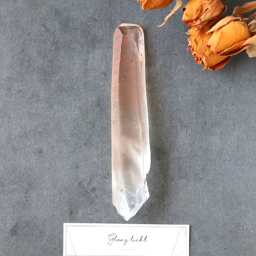 希少！タビー型 ピンクレムリアンシード クリスタル 水晶 鉱物 原石