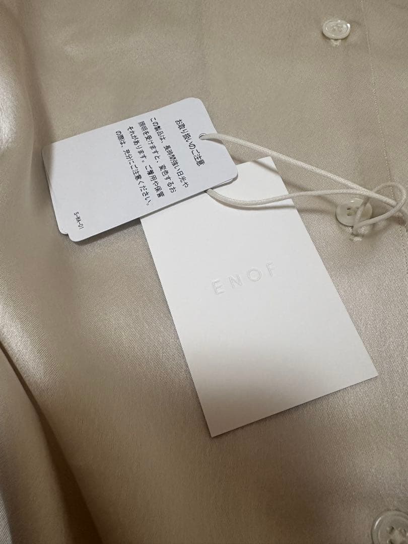 ENOF ace short sleeve shirt エクリュ　半袖　サイズ2