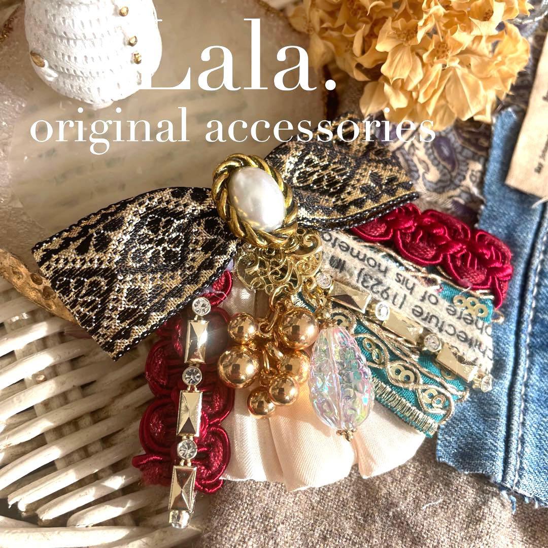 no.176 再販✩.*˚クリスマスカラーのアクセサリー