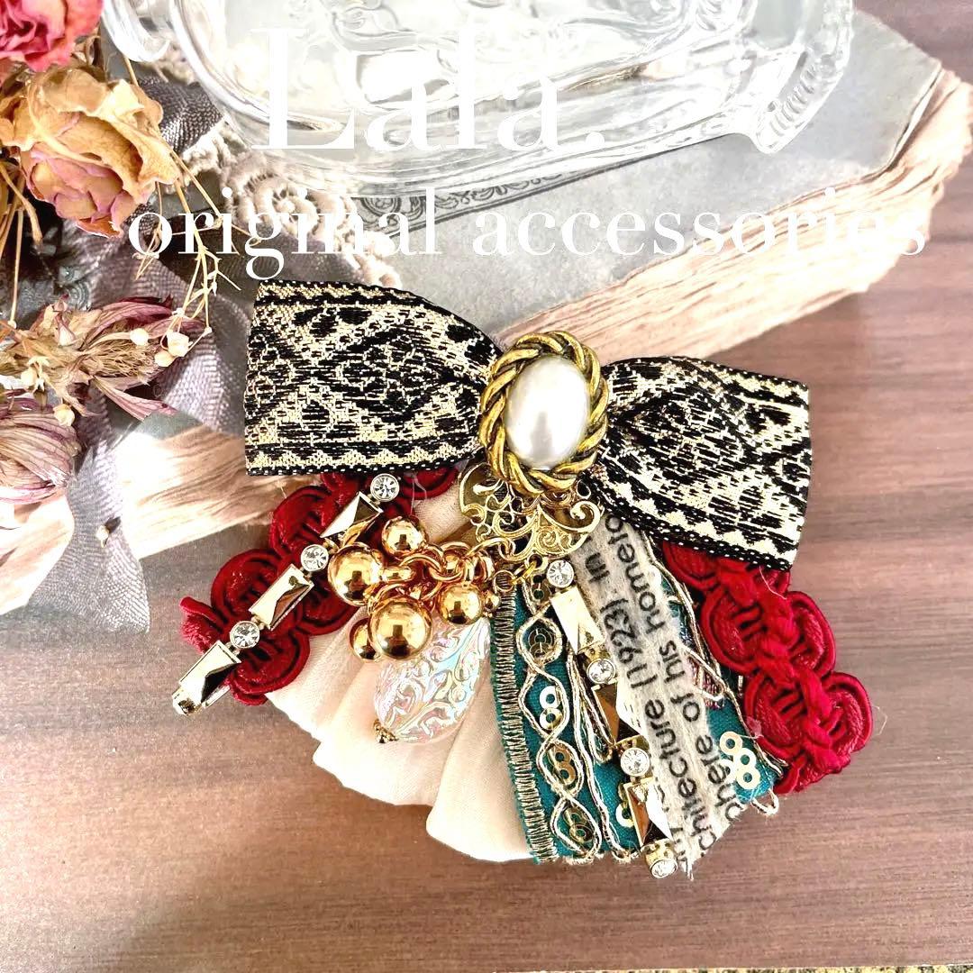 no.176 再販✩.*˚クリスマスカラーのアクセサリー