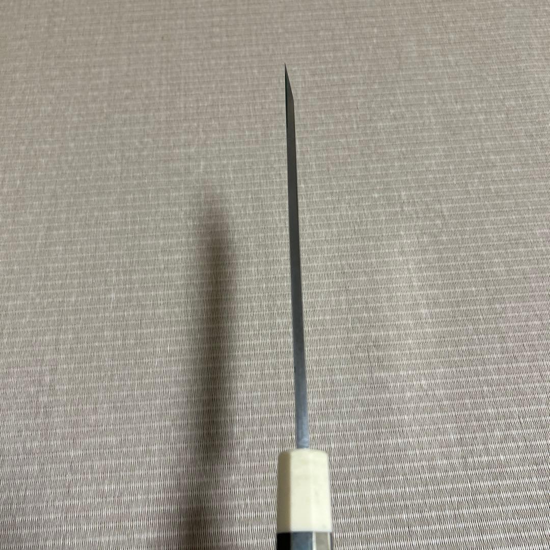 うなぎ裂き　包丁　和包丁　かね惣　純日本鋼　人工象牙銀ニ巻八角柄