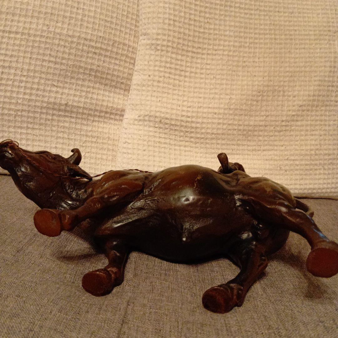 立牛童子　青銅ブロンズ　時代物　骨董品2750グラム