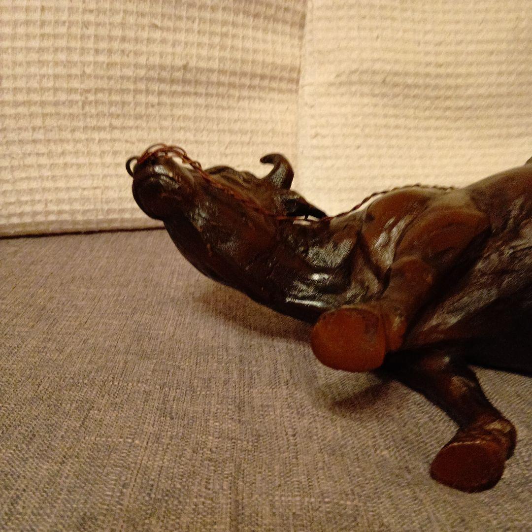 立牛童子　青銅ブロンズ　時代物　骨董品2750グラム