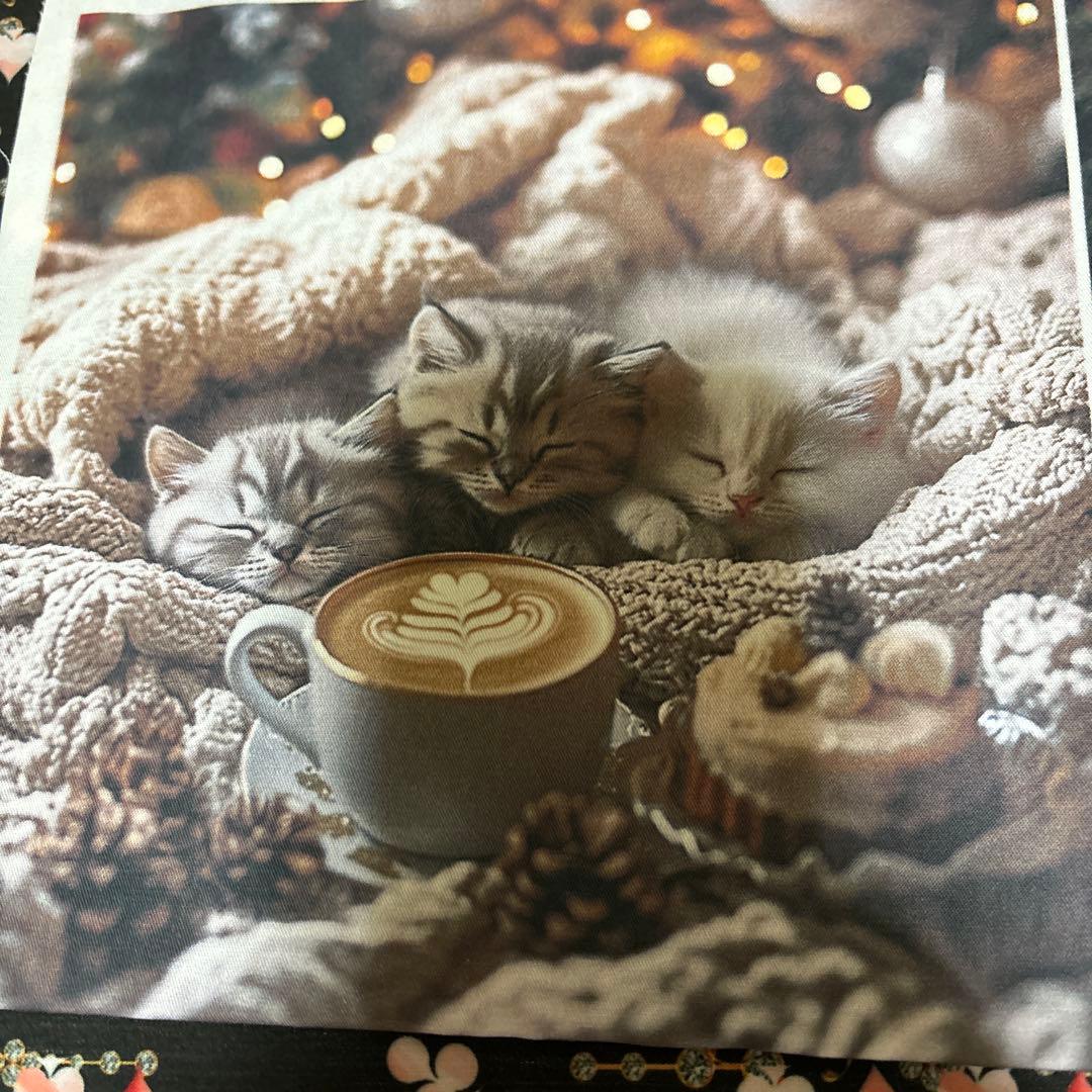 ハンドメイドハンカチ、ポーチ見本