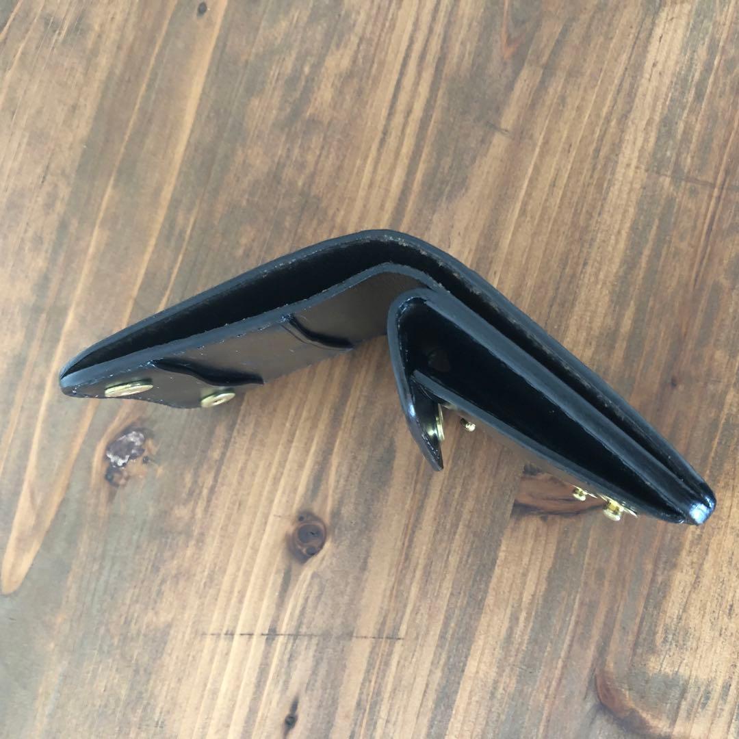 ブライドルレザー P-003 (パーム & kf-003 ) コンパクト 財布