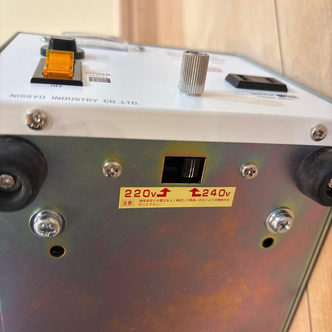 日章 変圧器 SDX-600 美品 ヨーロッパ