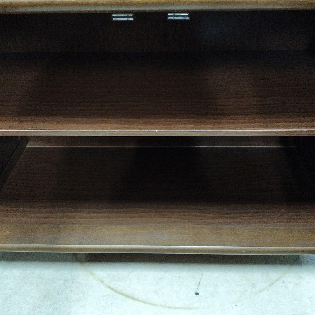 【カリモク】Karman ヴィンテージ木製電話台 引き出し付き