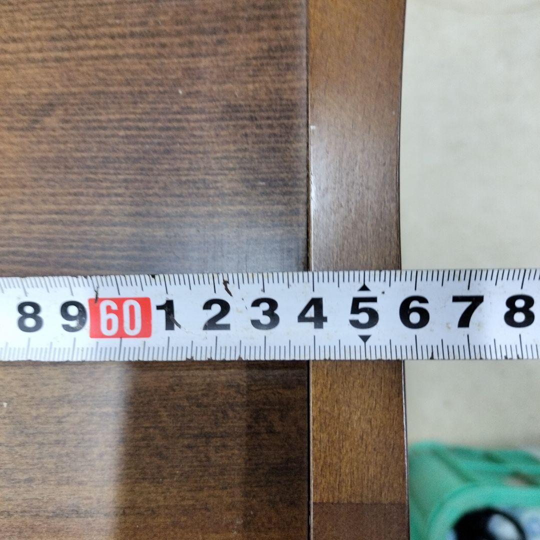 【カリモク】Karman ヴィンテージ木製電話台 引き出し付き