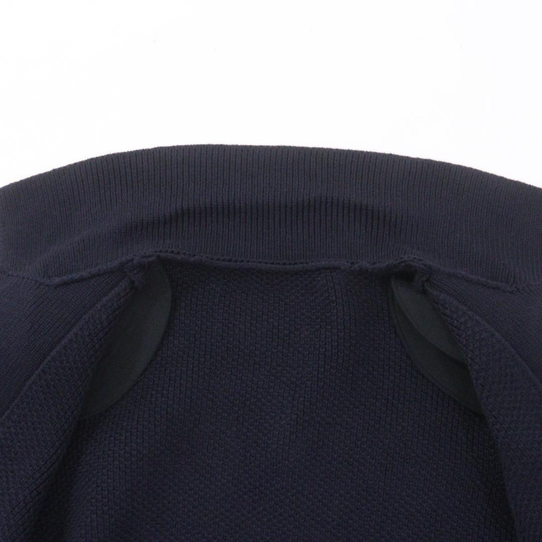 【極美品】FOXEY NEW YORK ニットダブルコート ネイビー 40 L