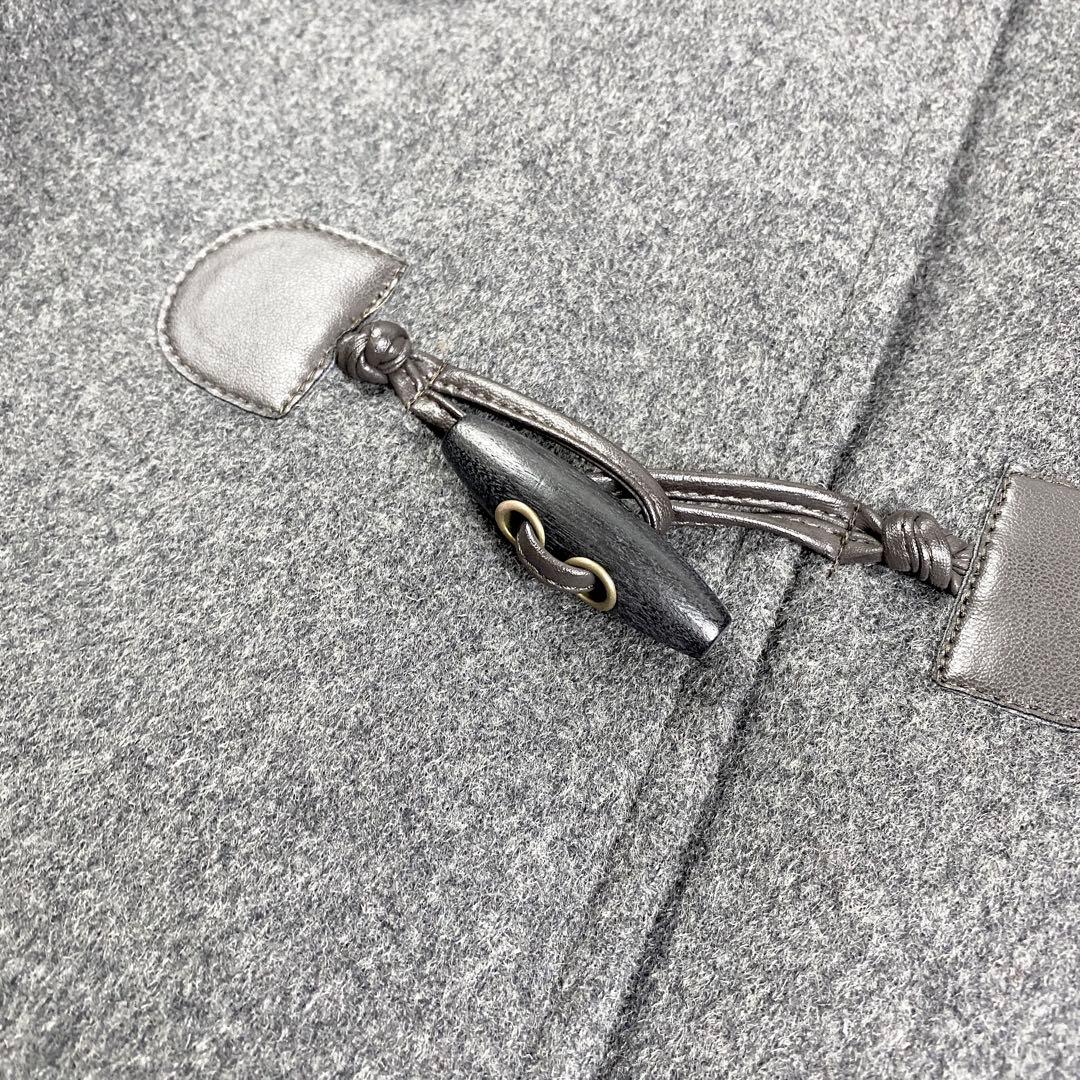 【美品】KUMIKYOKU 組曲 ダッフルコート 大きいサイズ 6 グレー