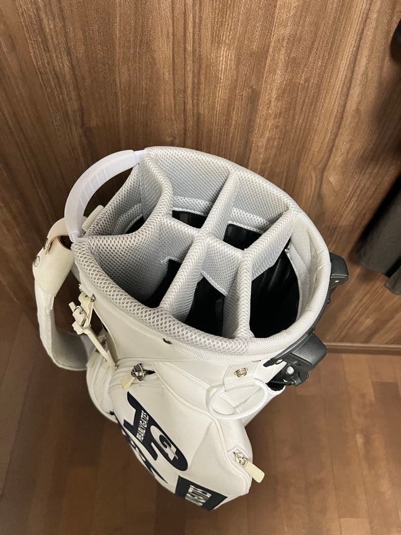 PEARLY GATES キャディバッグ P01989 ホワイト フルセット