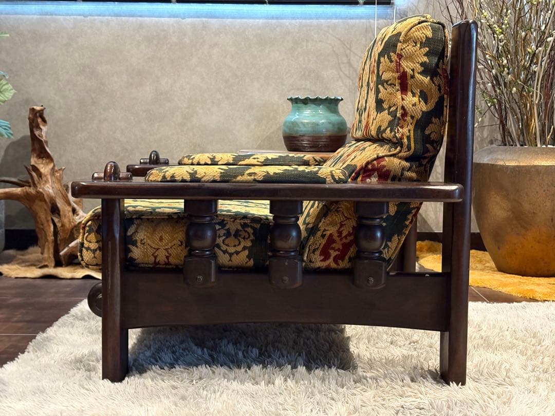 ②karimoku カリモク　1人掛けソファ　1Pソファ　ファブリック　IG