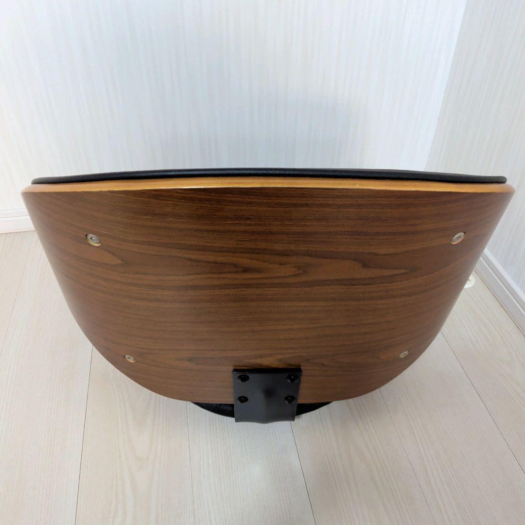 【美品】DORIS ドリス 座椅子 回転座椅子 ラウンジチェア 木目柄