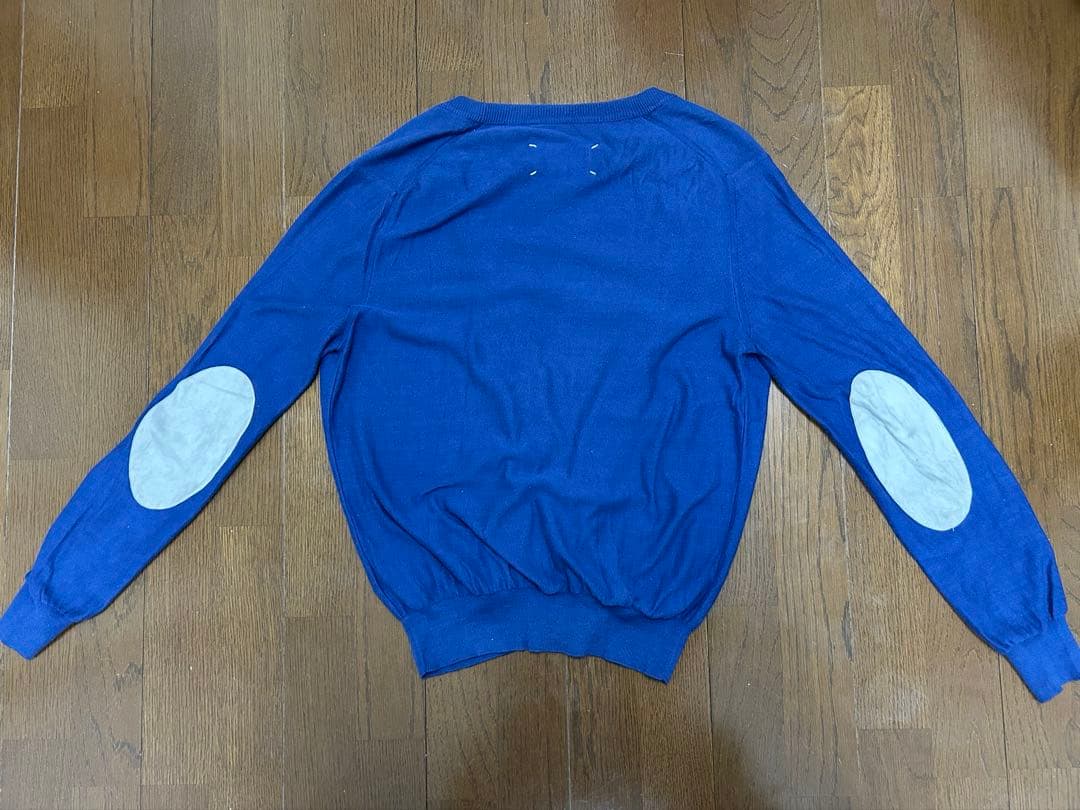 マルジェラ　カーディガン　青