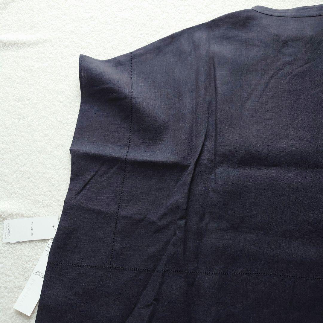 ル*ル様 タグ付 現行品 GALERIE VIE フレンチリネン スタンドカラー