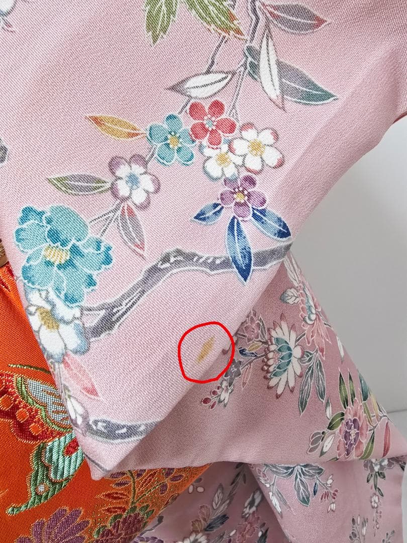 七五三　7歳　 正絹　着物　セット　女の子 c91