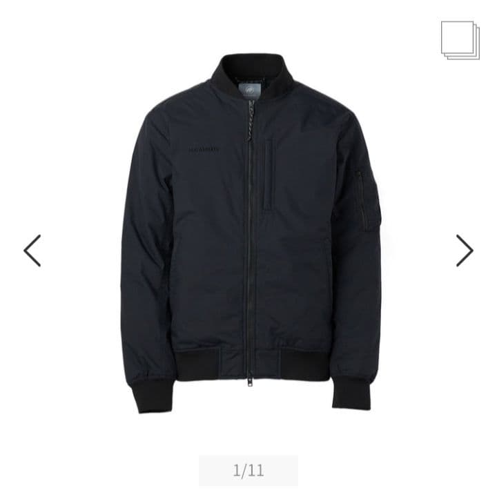 マムート フローバーグ インサレーション ボンバージャケット プレミアムブラック