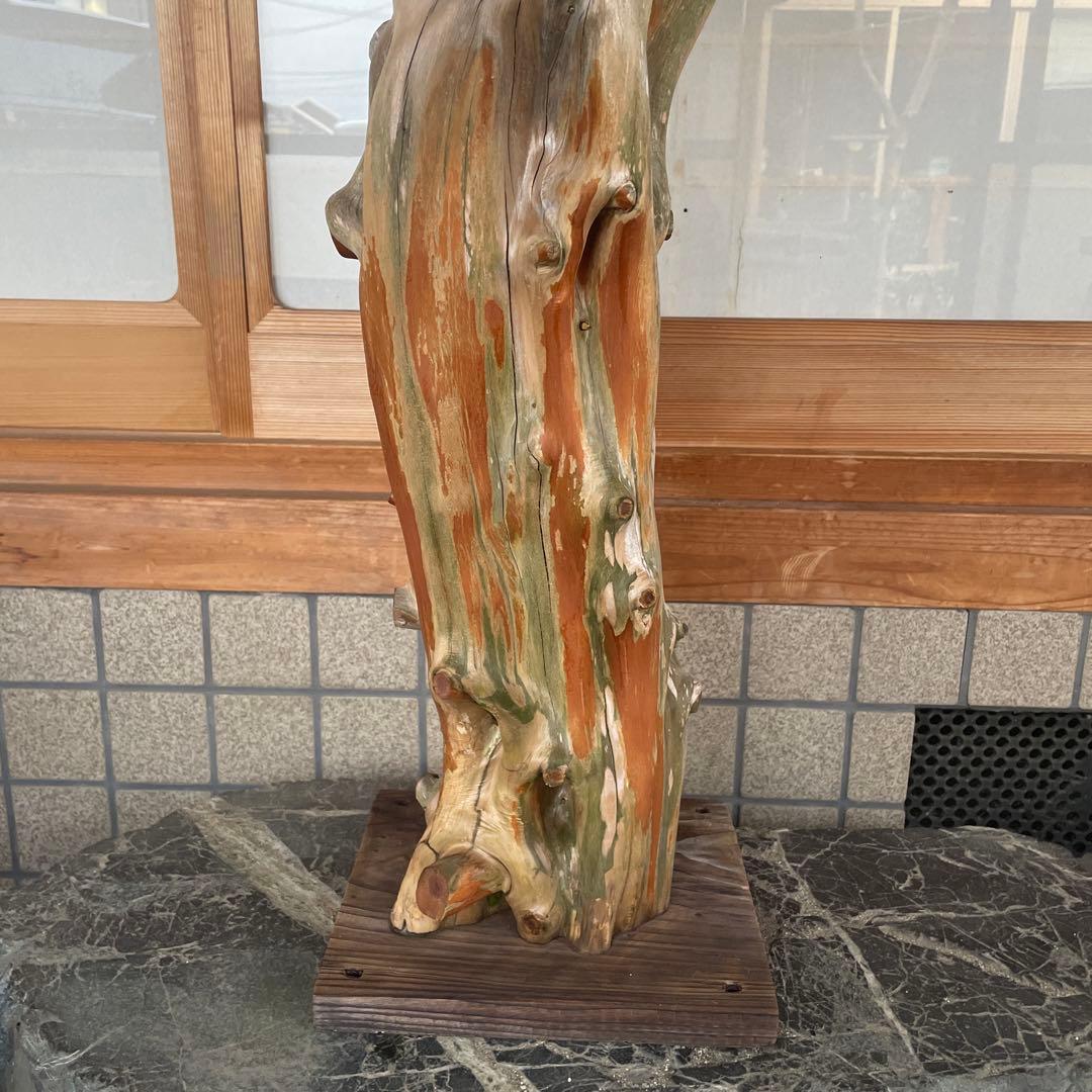 【銘木】盆栽用スタンド 高さ(約)75cm ハンドメイド 一品物 レア物 珍品