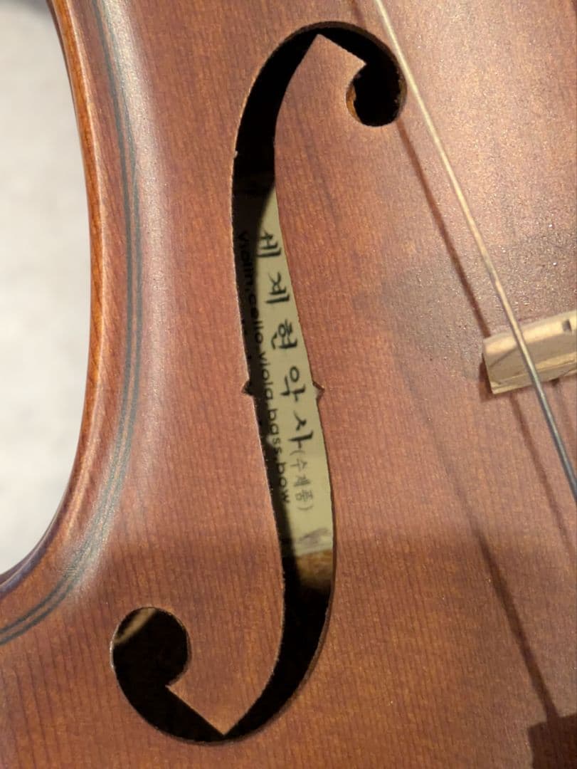 4/4 バイオリン 韓国製 その他付属品 セミハードケース付き