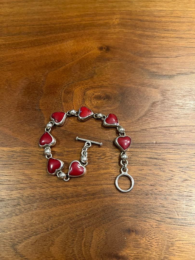 Vintage Red Jasper Bracelet ヴィンテージブレスレット