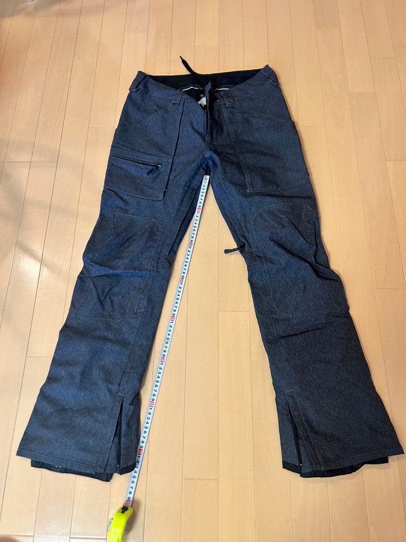 BURTON スノーボードパンツ デニム　雪作業