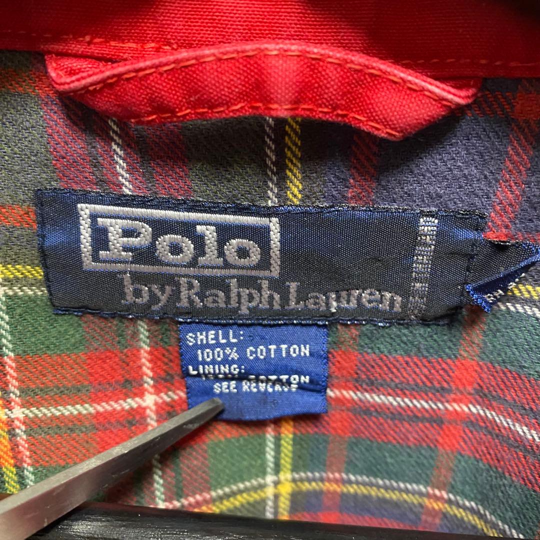 ポロラルフローレン　希少90's 紺タグ　スウィングトップ ポニーロゴ刺繍 XL