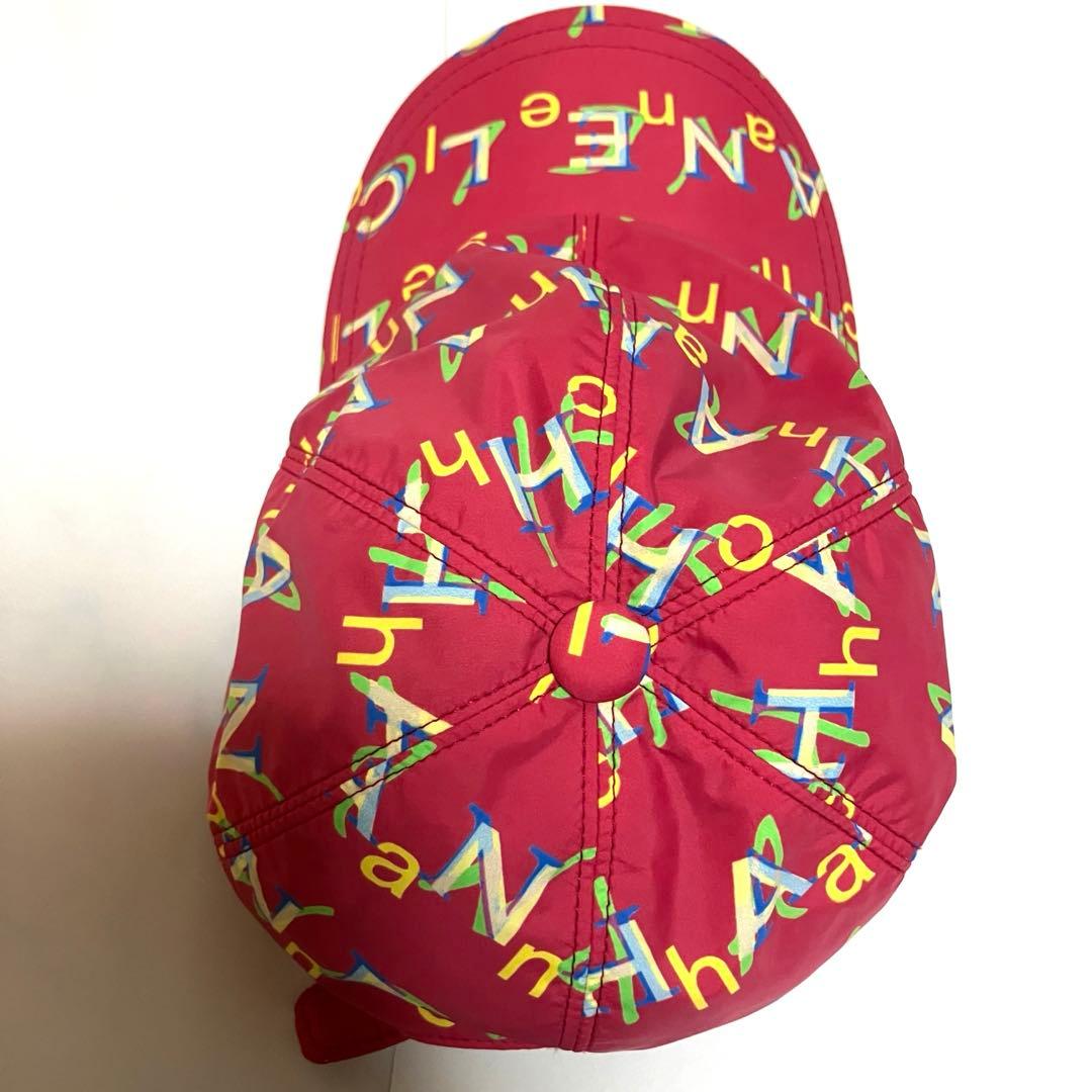 CHANEL シャネル ロゴ スナップボタン キャップ ピンク