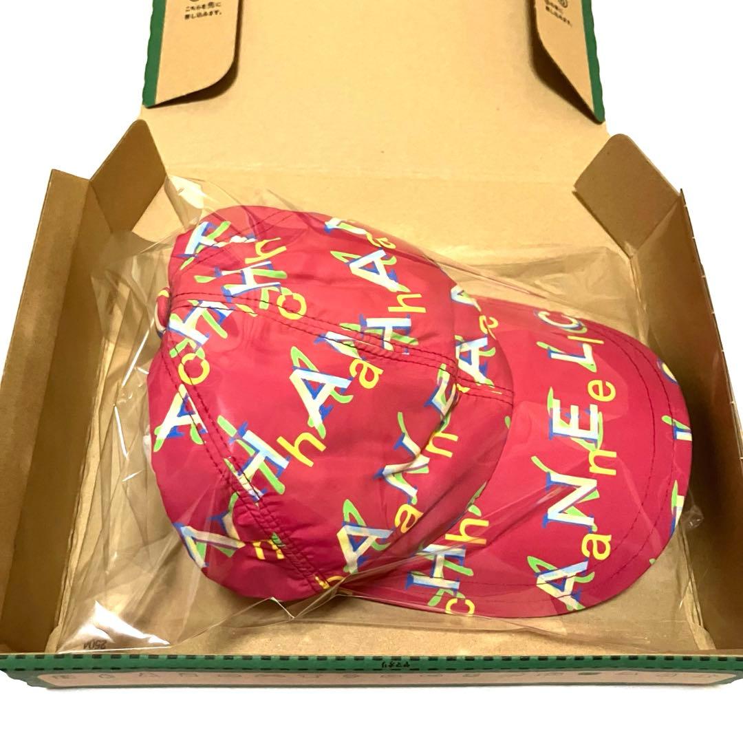 CHANEL シャネル ロゴ スナップボタン キャップ ピンク