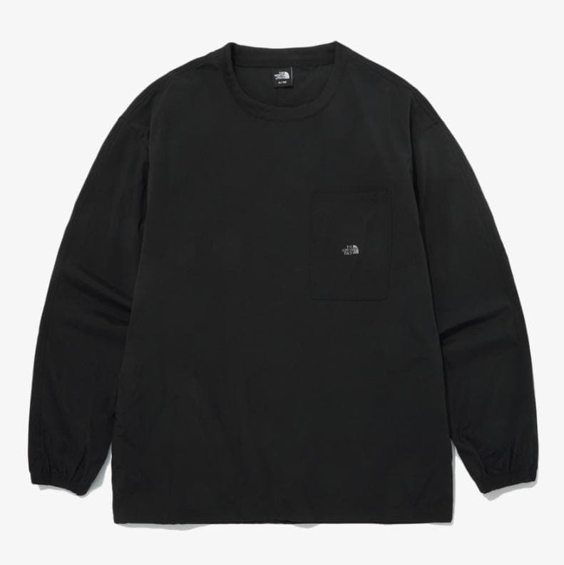 フォロー割ノースフェイス Tシャツ 長袖 伸縮性良い ブラック XL K601C