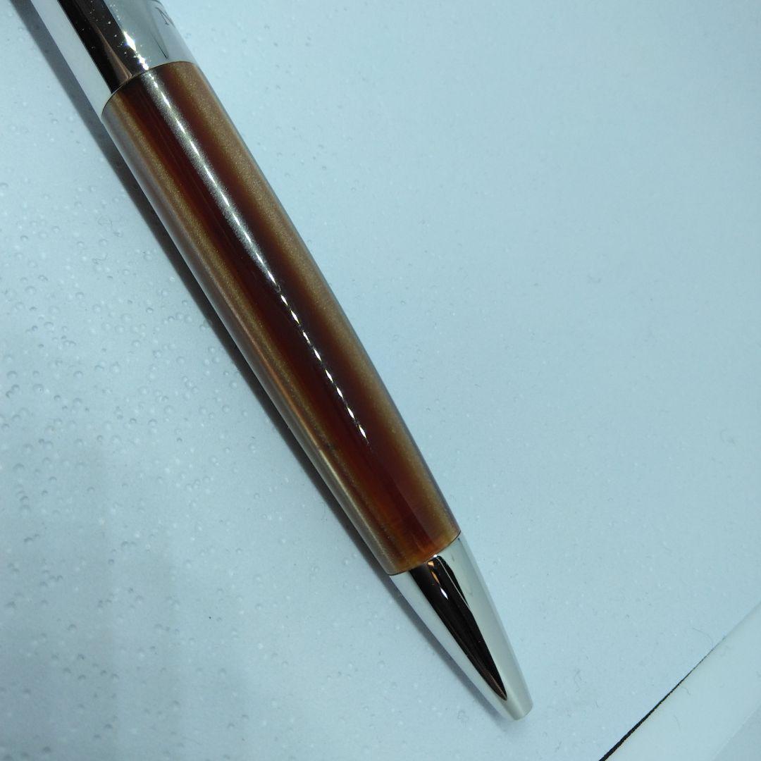 希少　ROMEONo.3 R222　マーブルブラウン　ボールペン