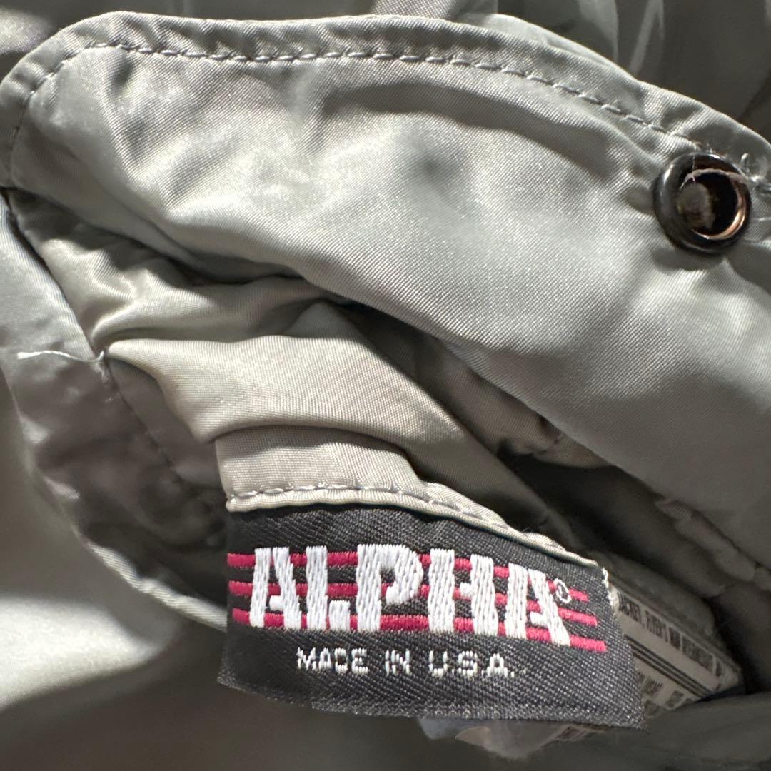 超希少色　シルバーグレー　80s alpha ma-1 flight jacke