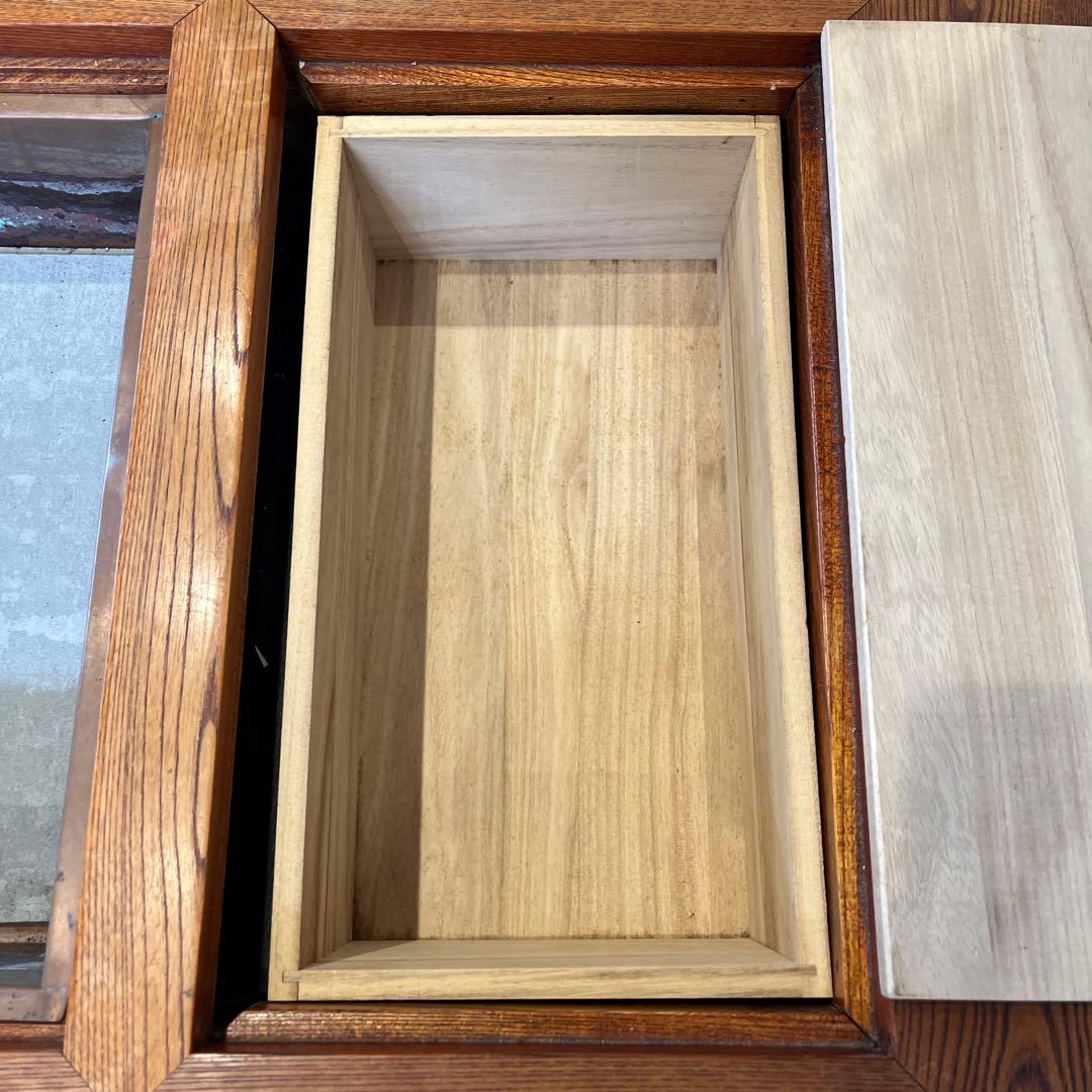 座卓　ローテーブル　囲炉裏　木製引き出しつき　レトロ　アンティーク家具