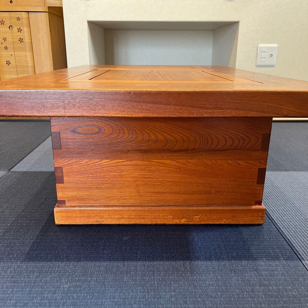 座卓　ローテーブル　囲炉裏　木製引き出しつき　レトロ　アンティーク家具