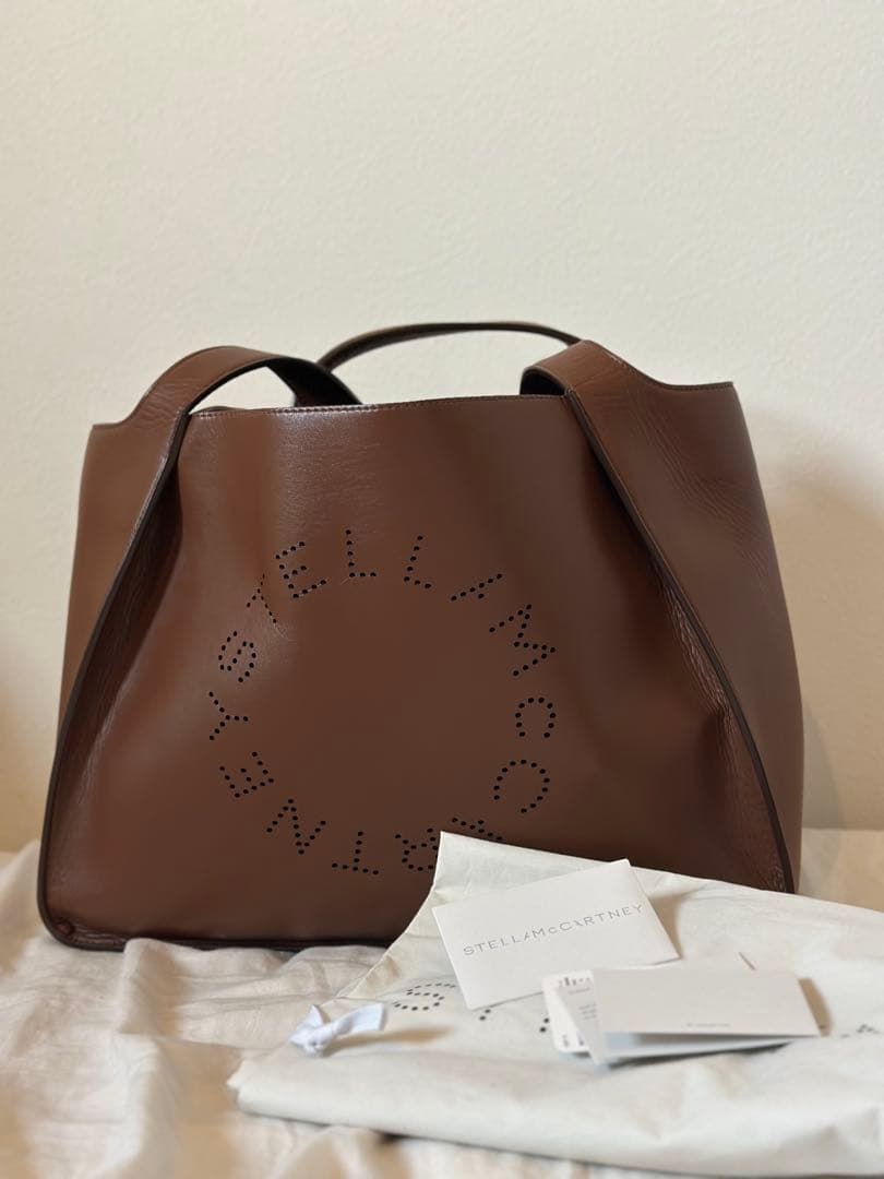 Stella Logo Tote Bag ステラ ロゴ トートバッグ ブラウン