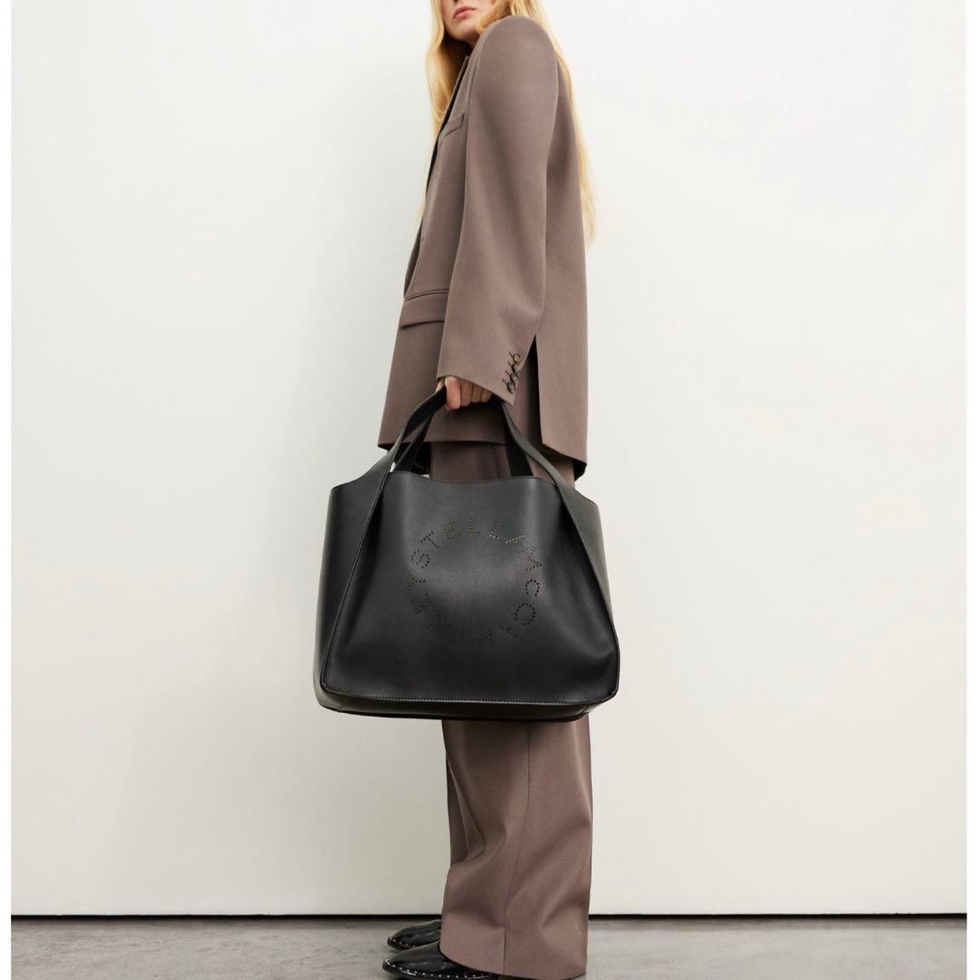 Stella Logo Tote Bag ステラ ロゴ トートバッグ ブラウン
