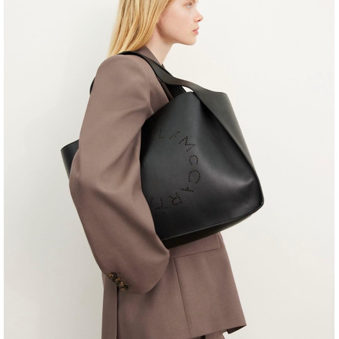 Stella Logo Tote Bag ステラ ロゴ トートバッグ ブラウン