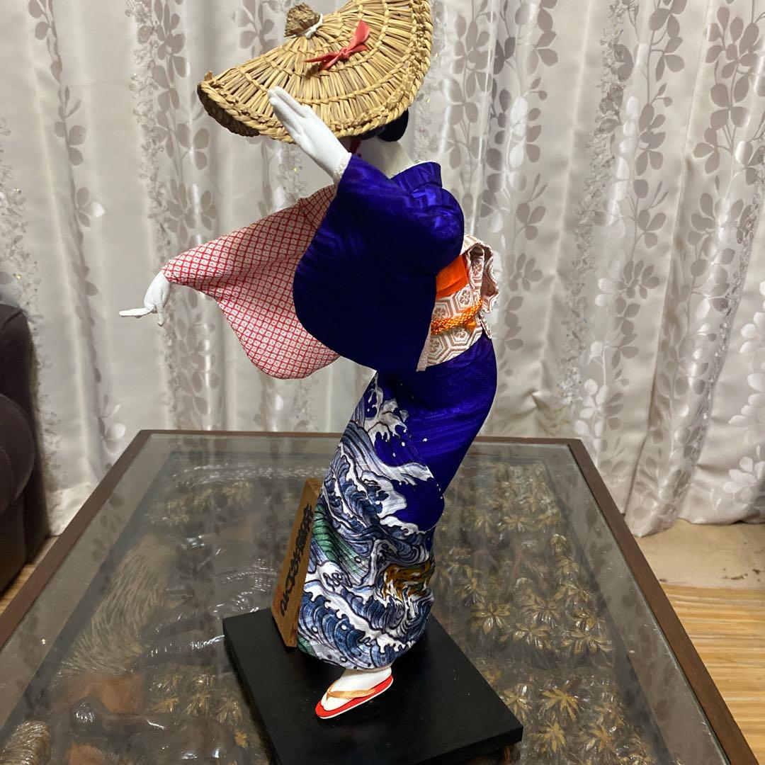 レトロ　佐渡おけさ　人形　　高さ45㎝　美品