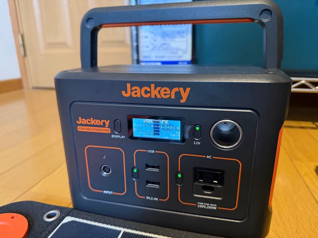 Jackery Portable Power 400 ソーラーパネル付 ジャクリ