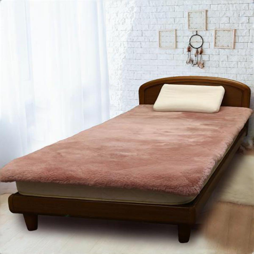 TUK 東洋羽毛 アリエス40 ムートン アンティークローズ シングル