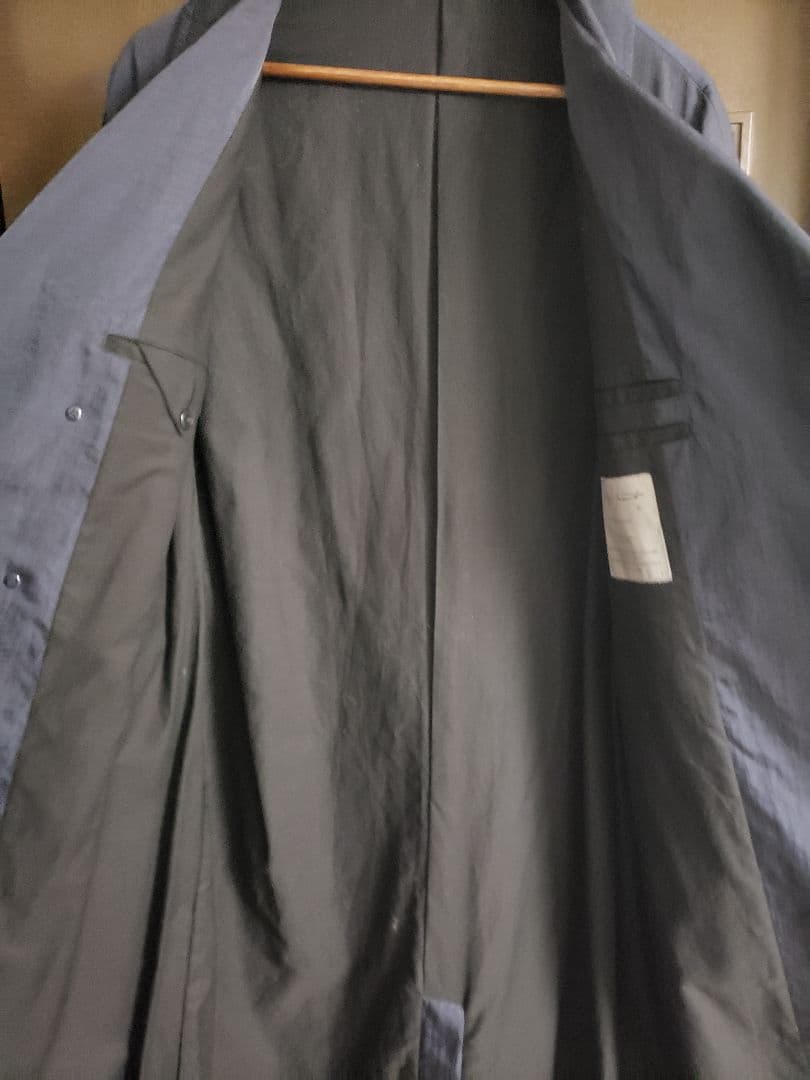 ジャケット・アウター yohjiyamamoto NYLON TWILL ASYMMETRY COAT