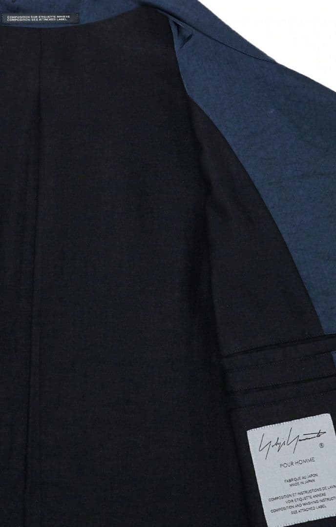 ジャケット・アウター yohjiyamamoto NYLON TWILL ASYMMETRY COAT