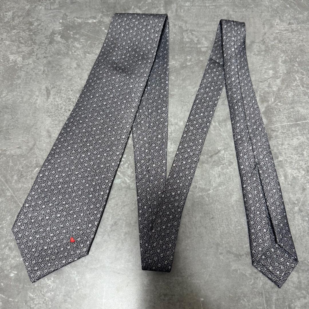 【✨極美品✨】BVLGARI ブルガリ ネクタイ シルバー セッテピエゲ 結婚式
